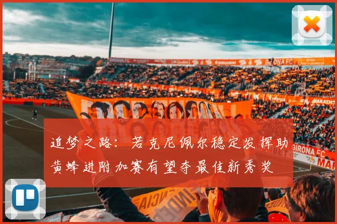 追梦之路：若克尼佩尔稳定发挥助黄蜂进附加赛有望夺最佳新秀奖